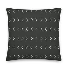 Load image into Gallery viewer, WANDERLUST throw pillow in charcoal
