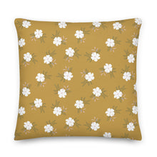 Load image into Gallery viewer, BLOSSOM throw pillow in antique gold