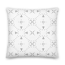 Load image into Gallery viewer, TOMAHAWK throw pillow in black and white