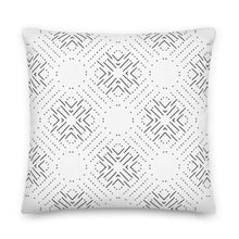 Load image into Gallery viewer, SUN CHIEF throw pillow in black and white