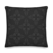 Load image into Gallery viewer, MORNING STAR throw pillow in onyx