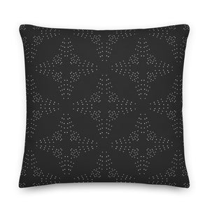 MORNING STAR throw pillow in onyx