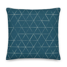 Load image into Gallery viewer, NATIVE throw pillow in turkish blue