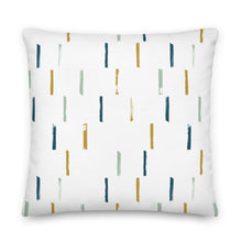 Load image into Gallery viewer, FRINGE throw pillow in mint multi