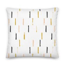 Load image into Gallery viewer, FRINGE throw pillow in goldenrod multi