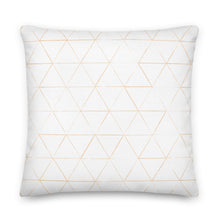 Load image into Gallery viewer, NATIVE throw pillow in peach on white