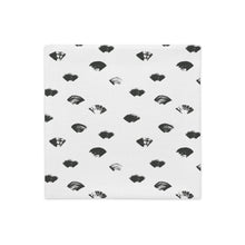 Load image into Gallery viewer, BAREFOOT throw pillow (case only) in black and white