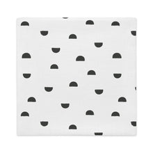 Load image into Gallery viewer, URBAN throw pillow (case only) in black and white