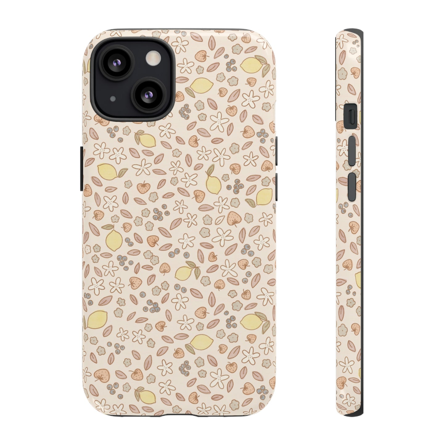 DITSY FRUIT FLORAL // Peachy Pink // Dual-Layer Case //